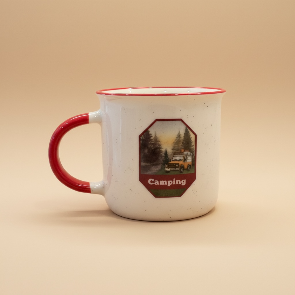 Taza camping cerámica