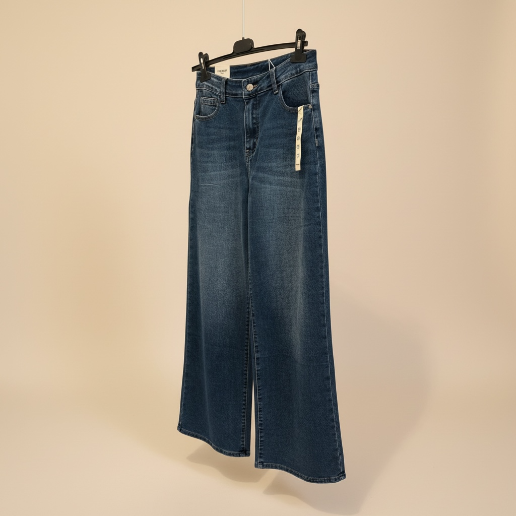 Pantalón ancho elástico