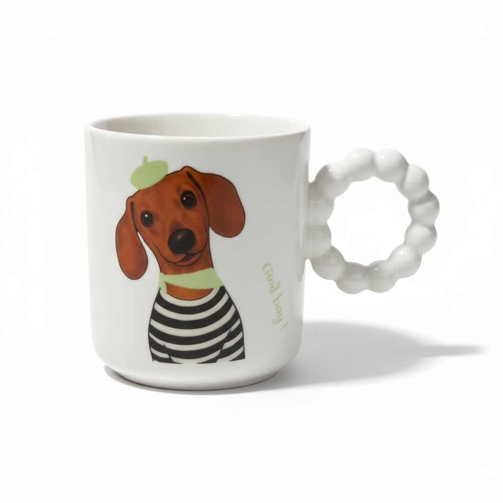 Taza perro porcelana 420ml