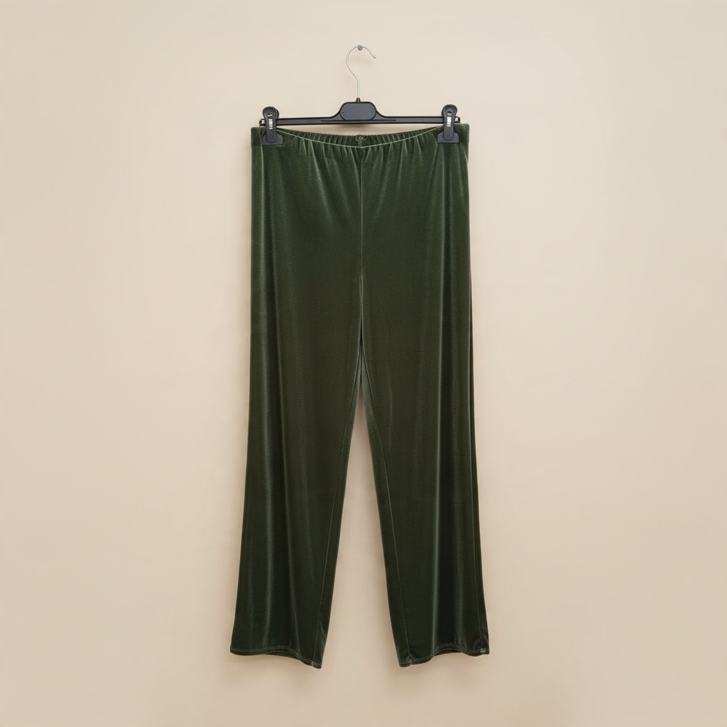 Pantalón verde terciopelo