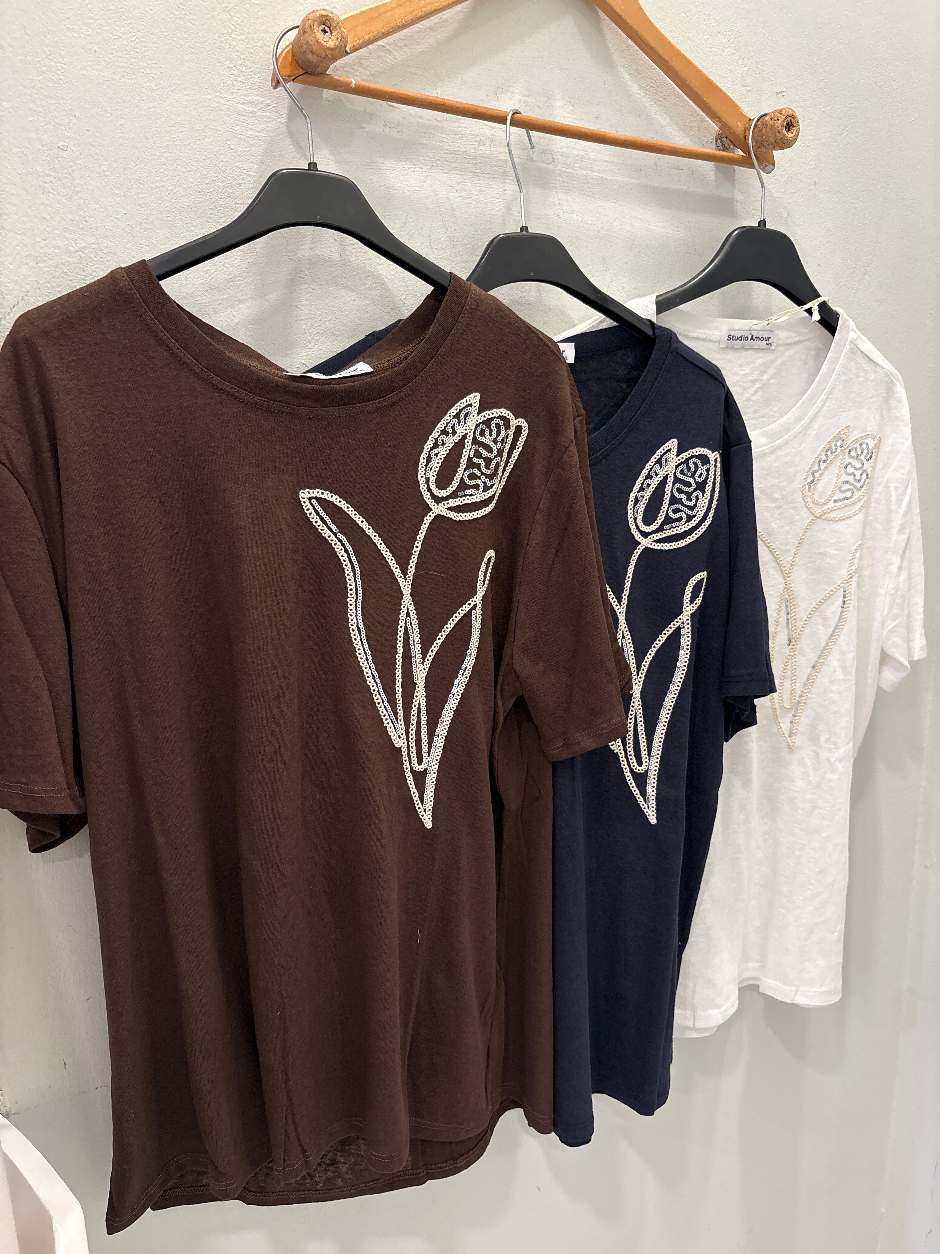 Camiseta flor