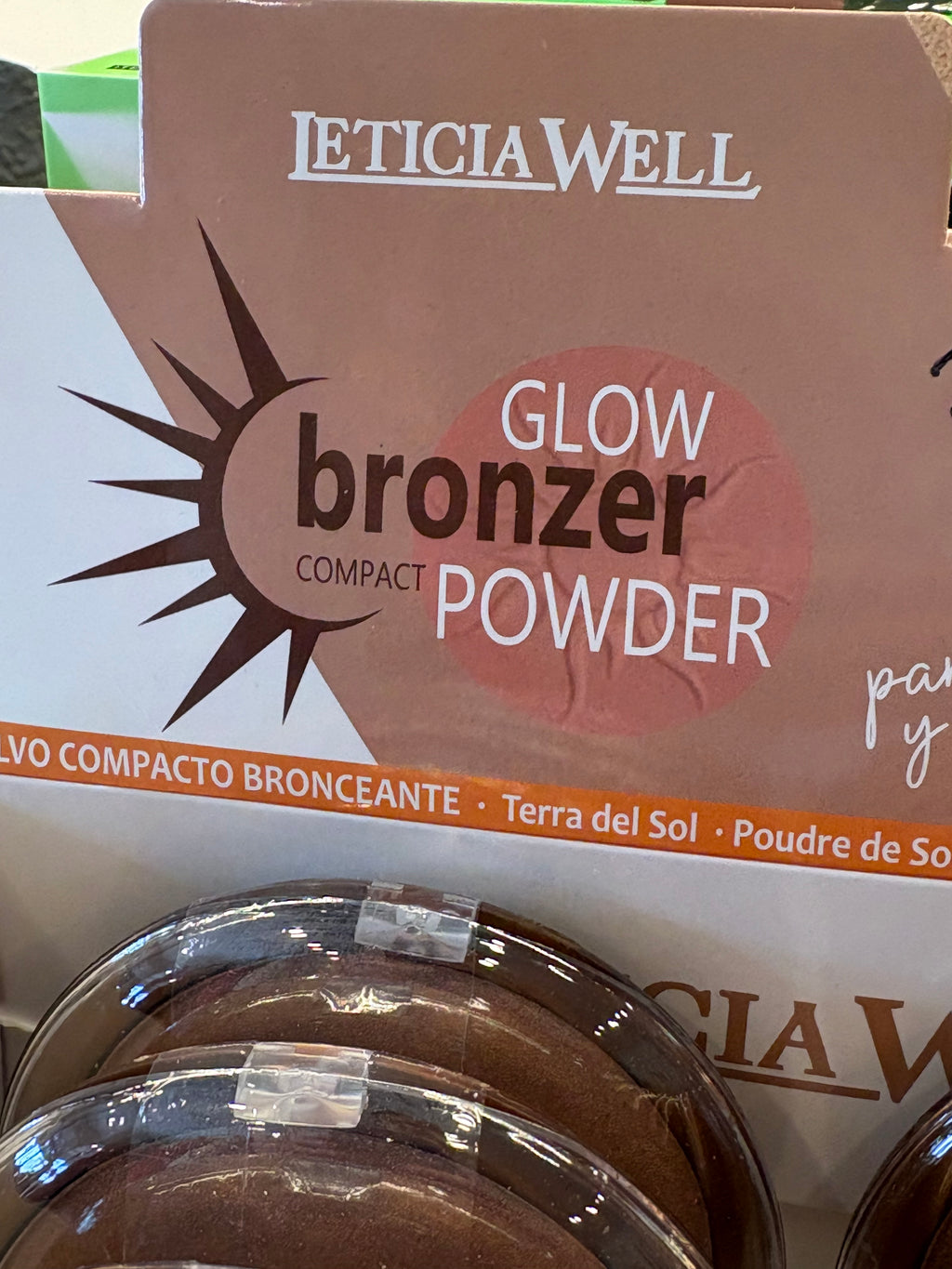 Polvos bronceadores cara y cuerpo