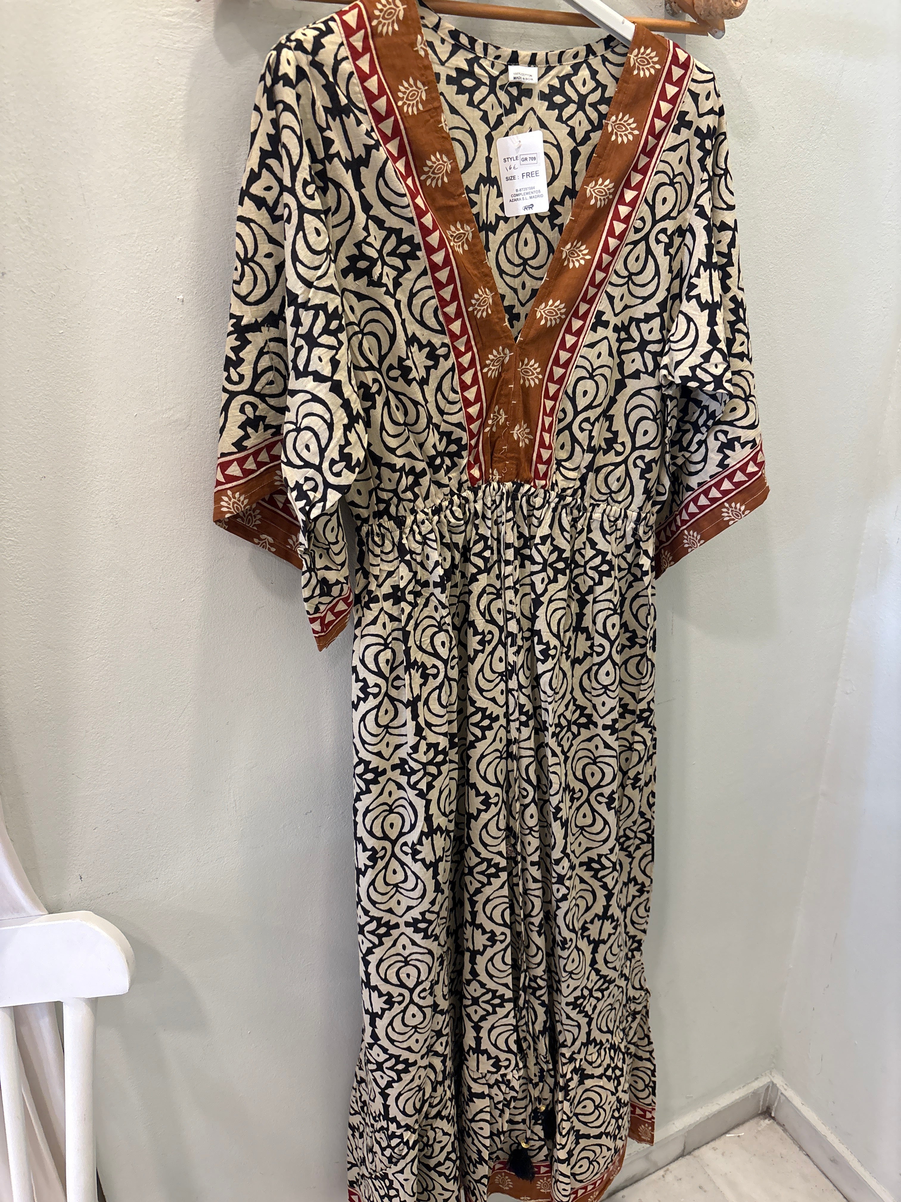 Vestido algodón