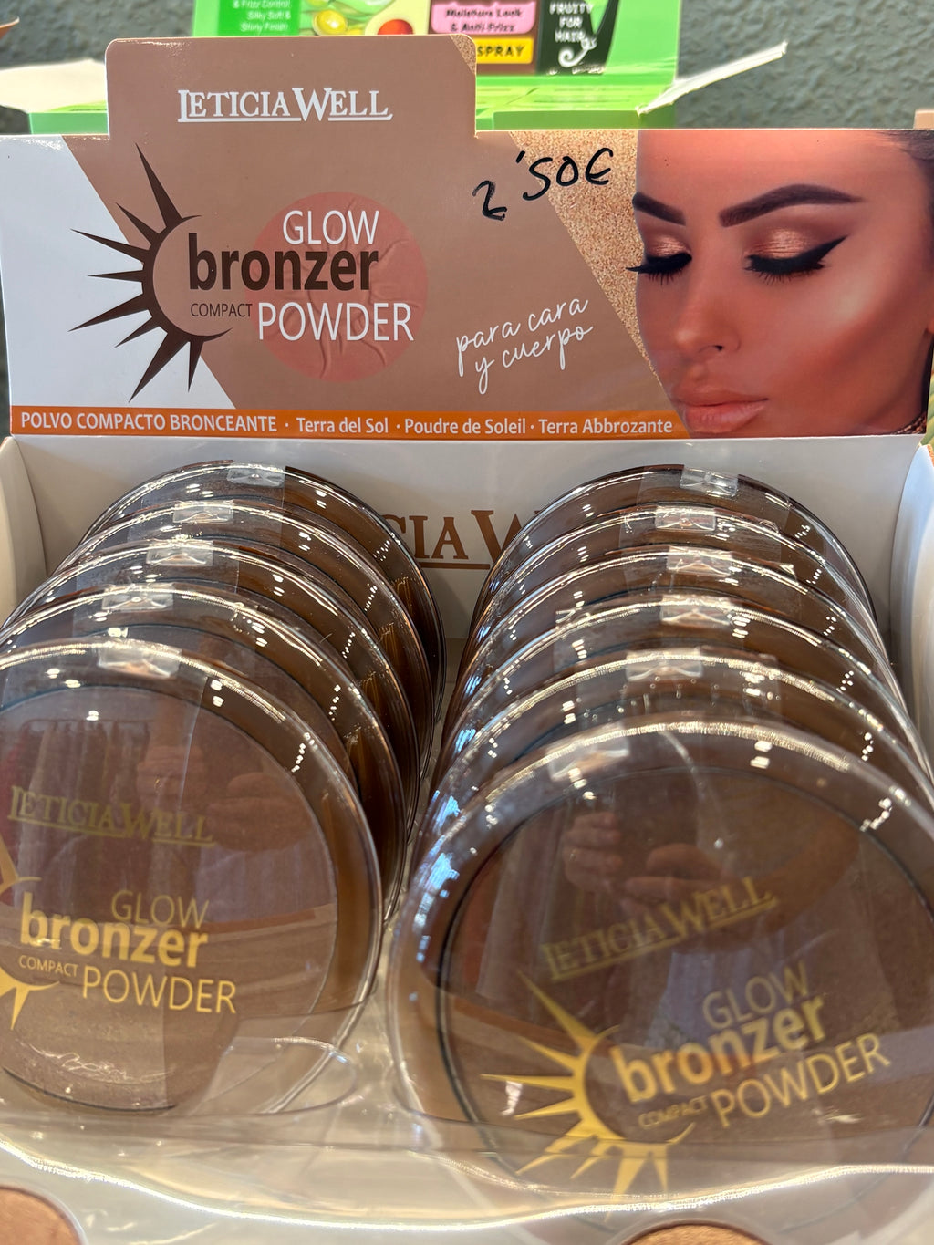 Polvos bronceadores cara y cuerpo