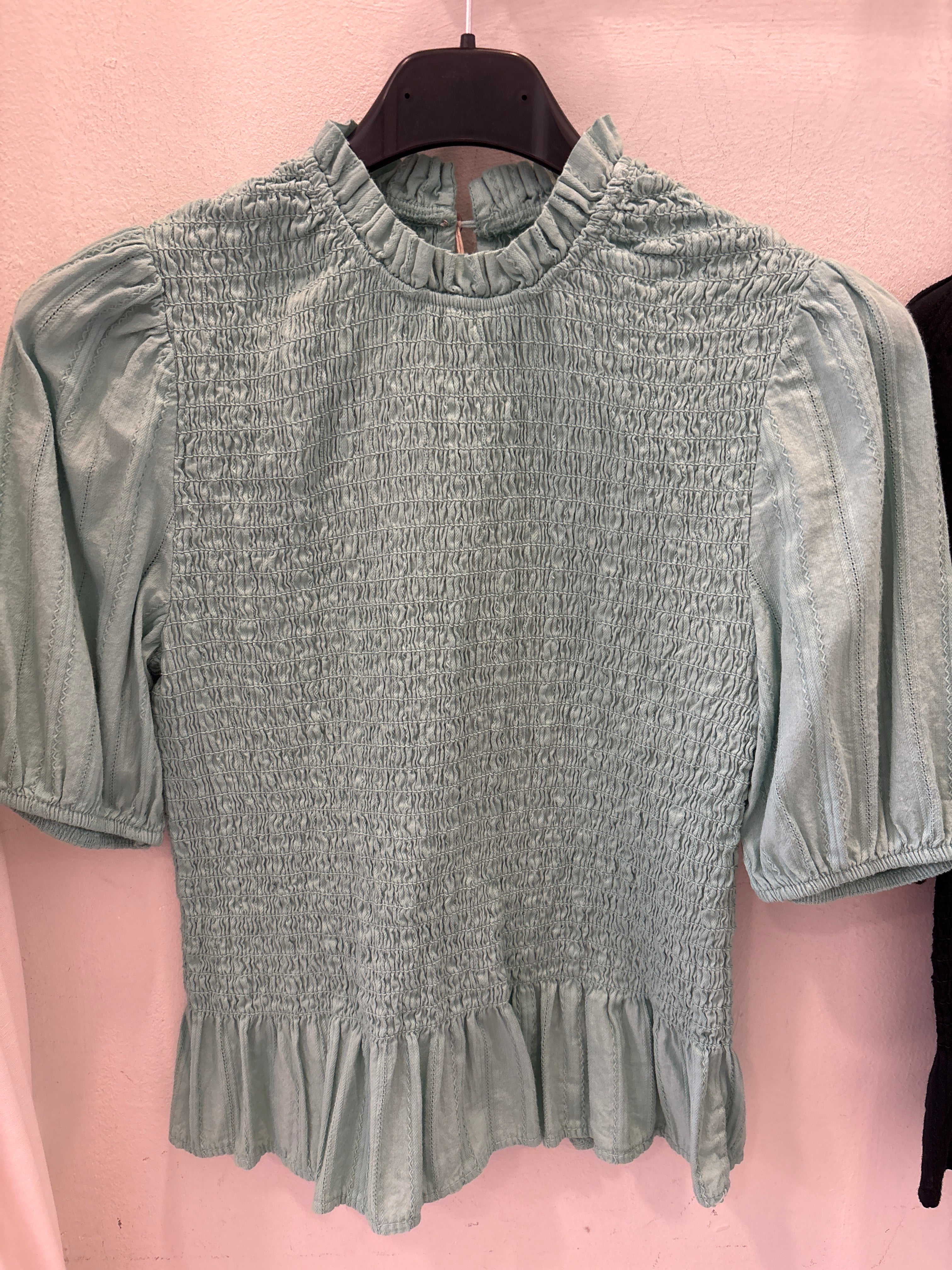 Blusa nido de abeja