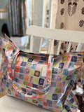 Bolsa playa plastificada con cremallera