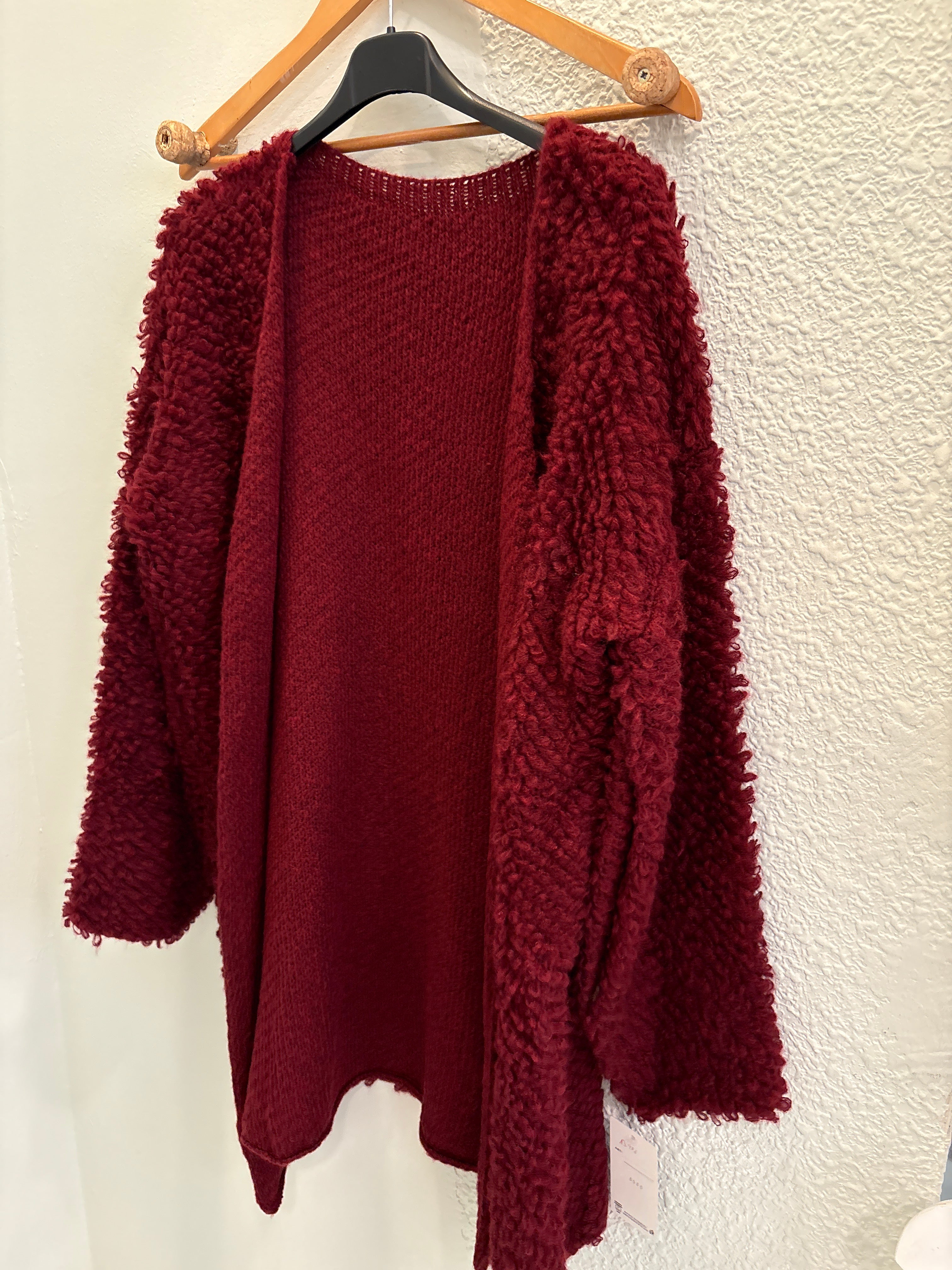 Rebeca burdeos talla única