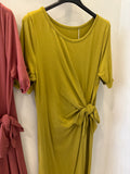 Vestido nudo algodón