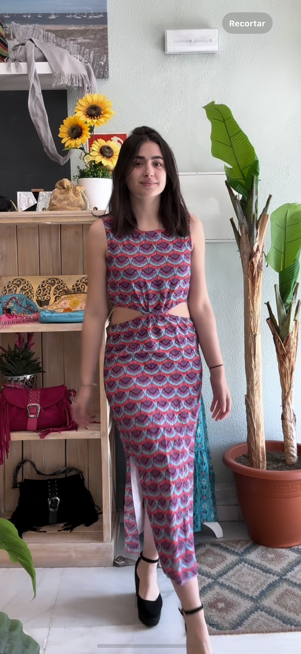 vestido cut out