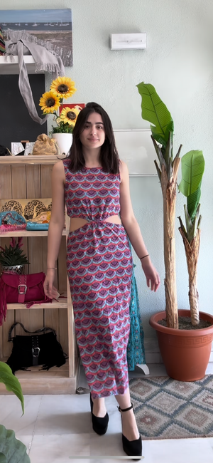 vestido cut out