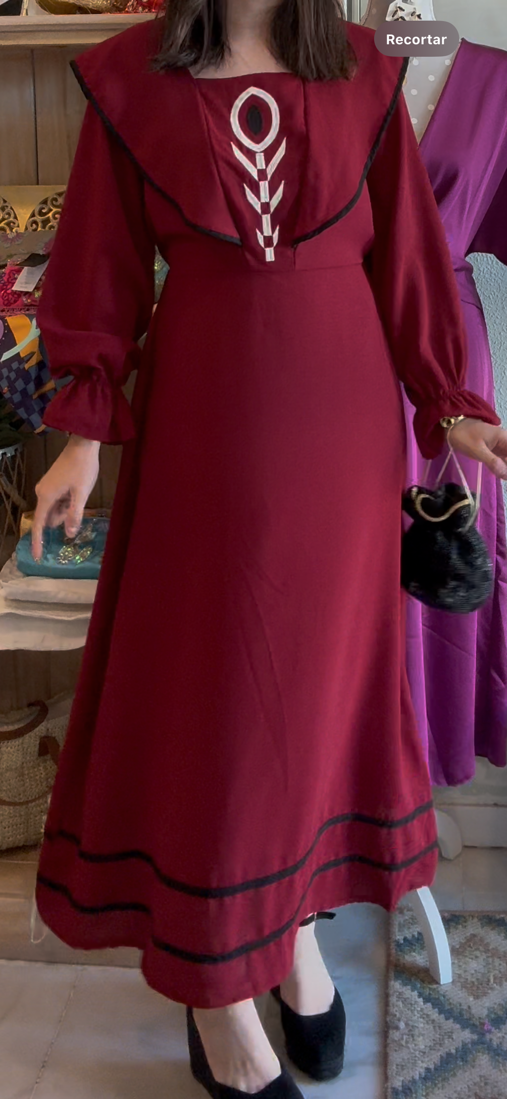 Vestido bourdeos