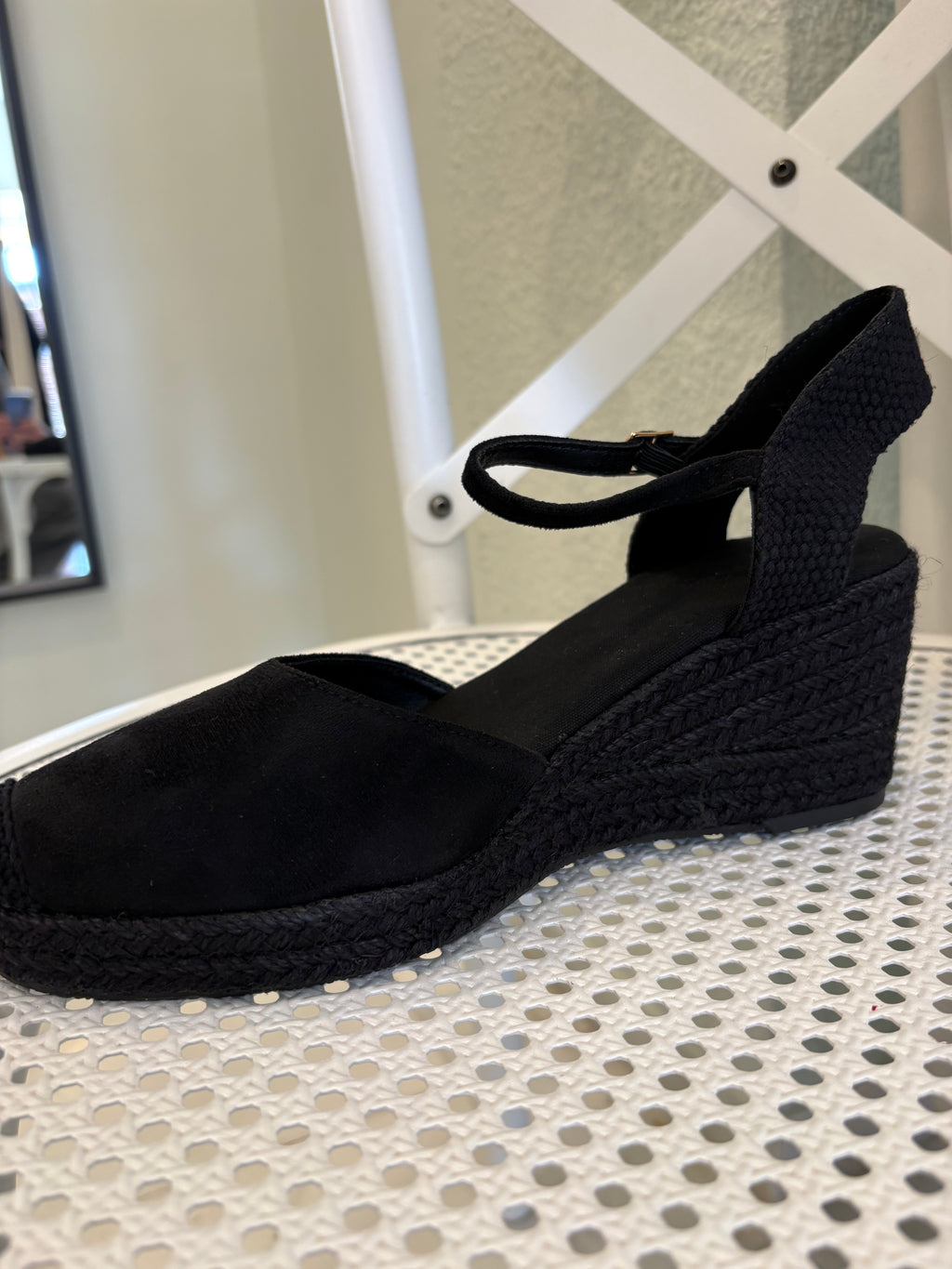 Esparto negro hebilla 6cm