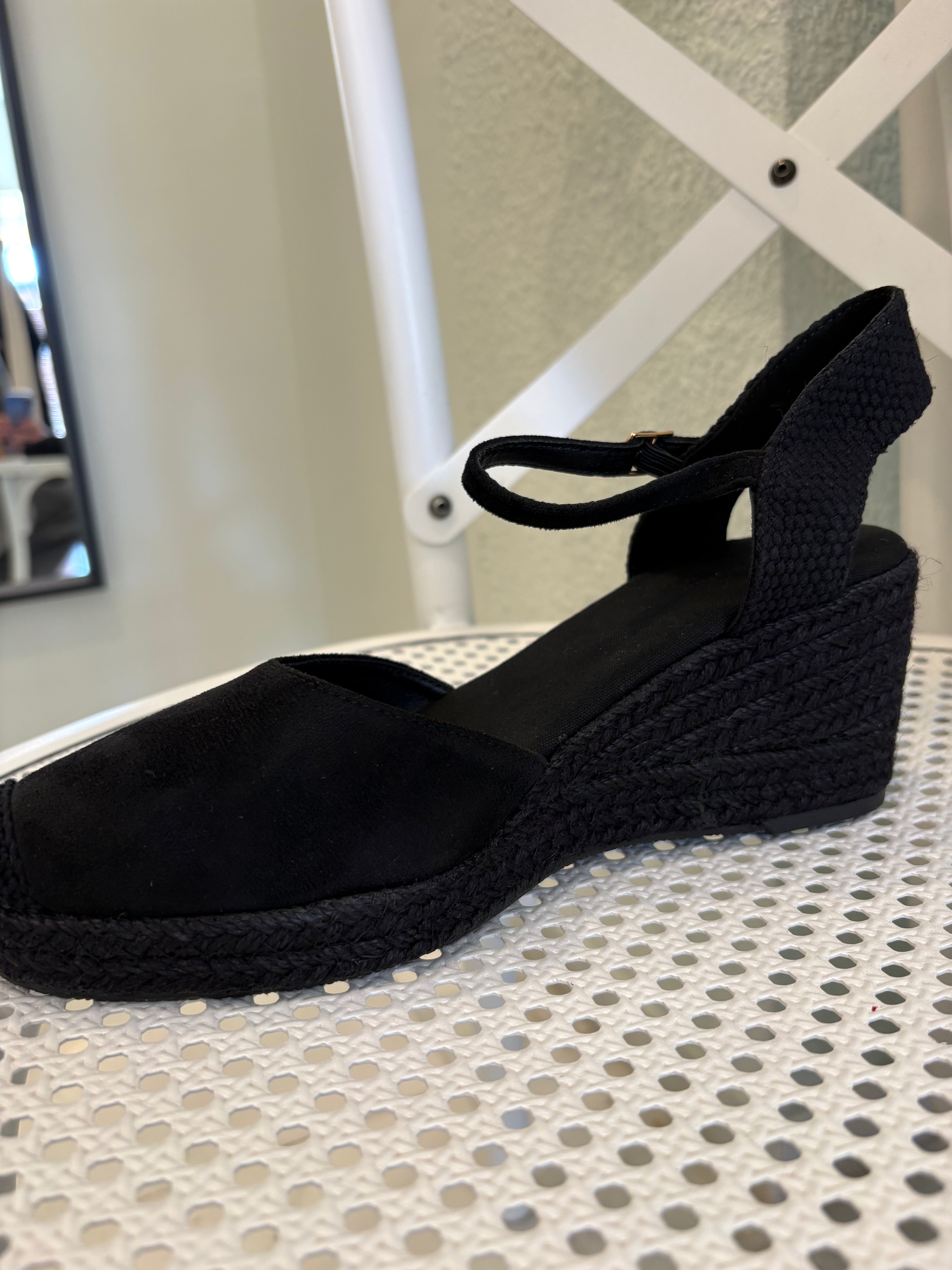 Esparto negro hebilla 6cm