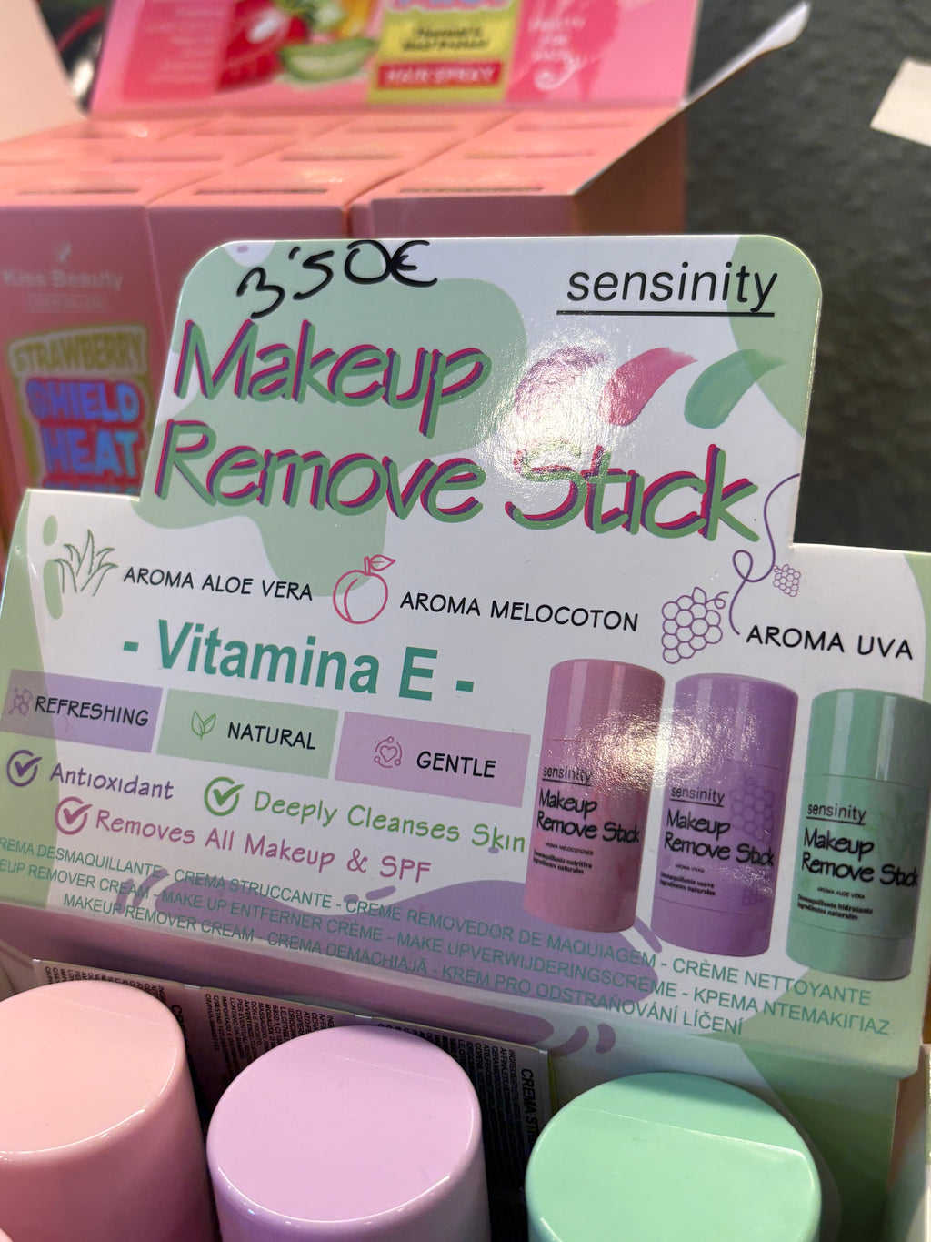 Desmaquillante Stick con vitamina E
