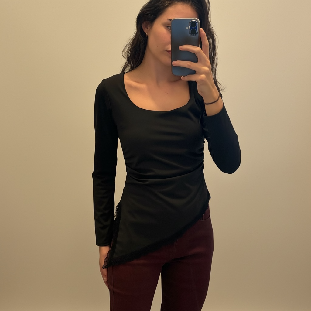 Camiseta encaje