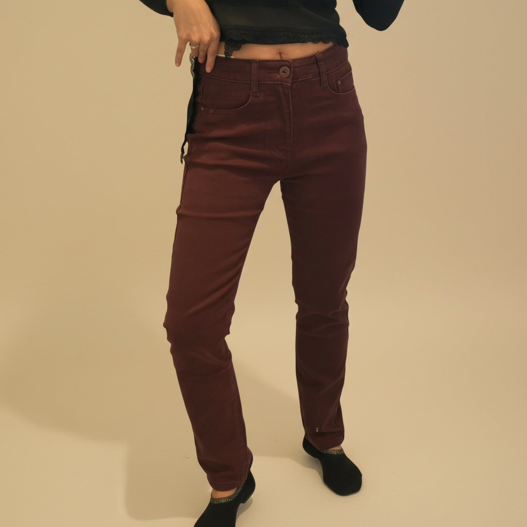 Pantalón tinto