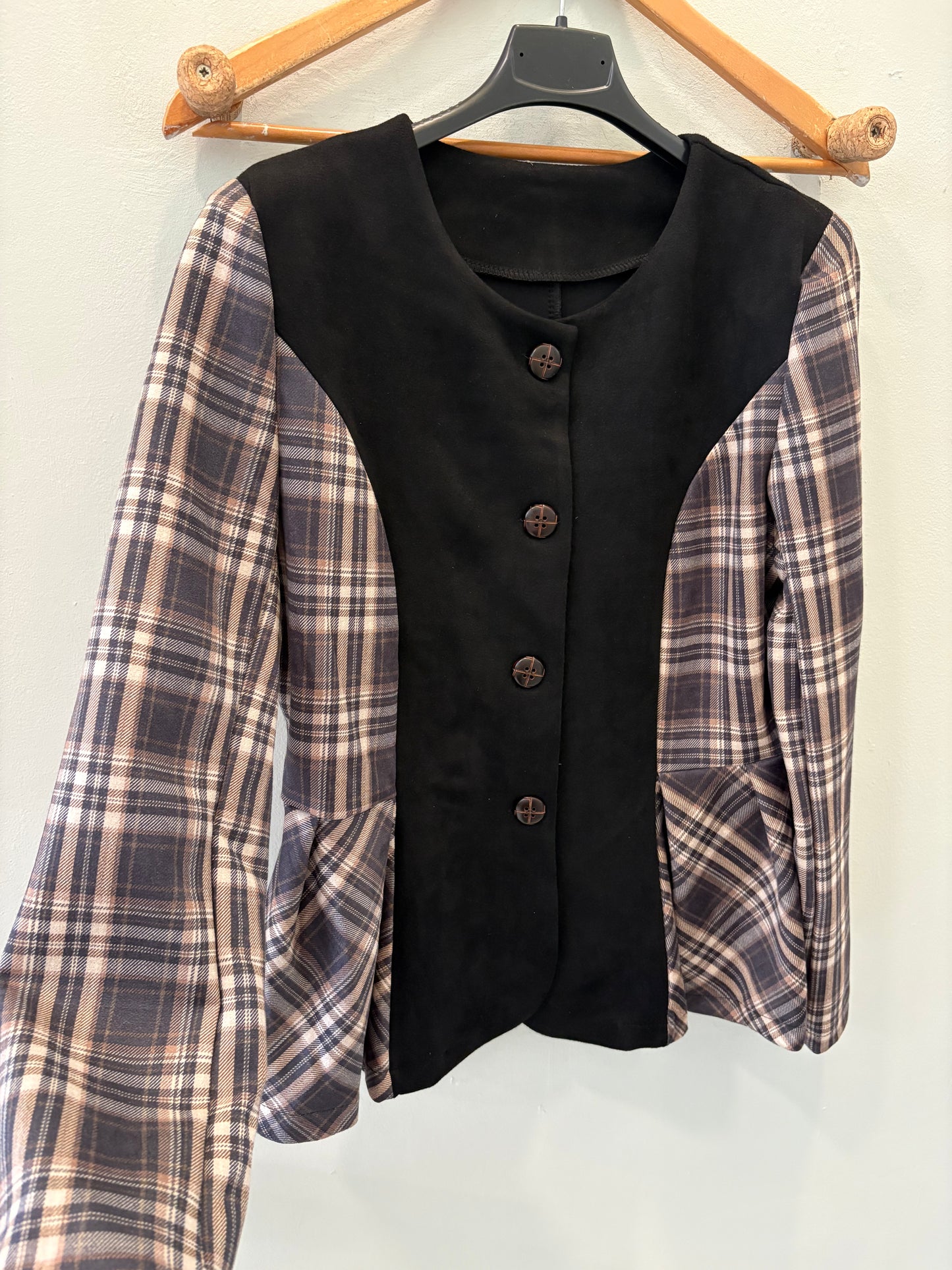 Chaqueta piel de melocotón