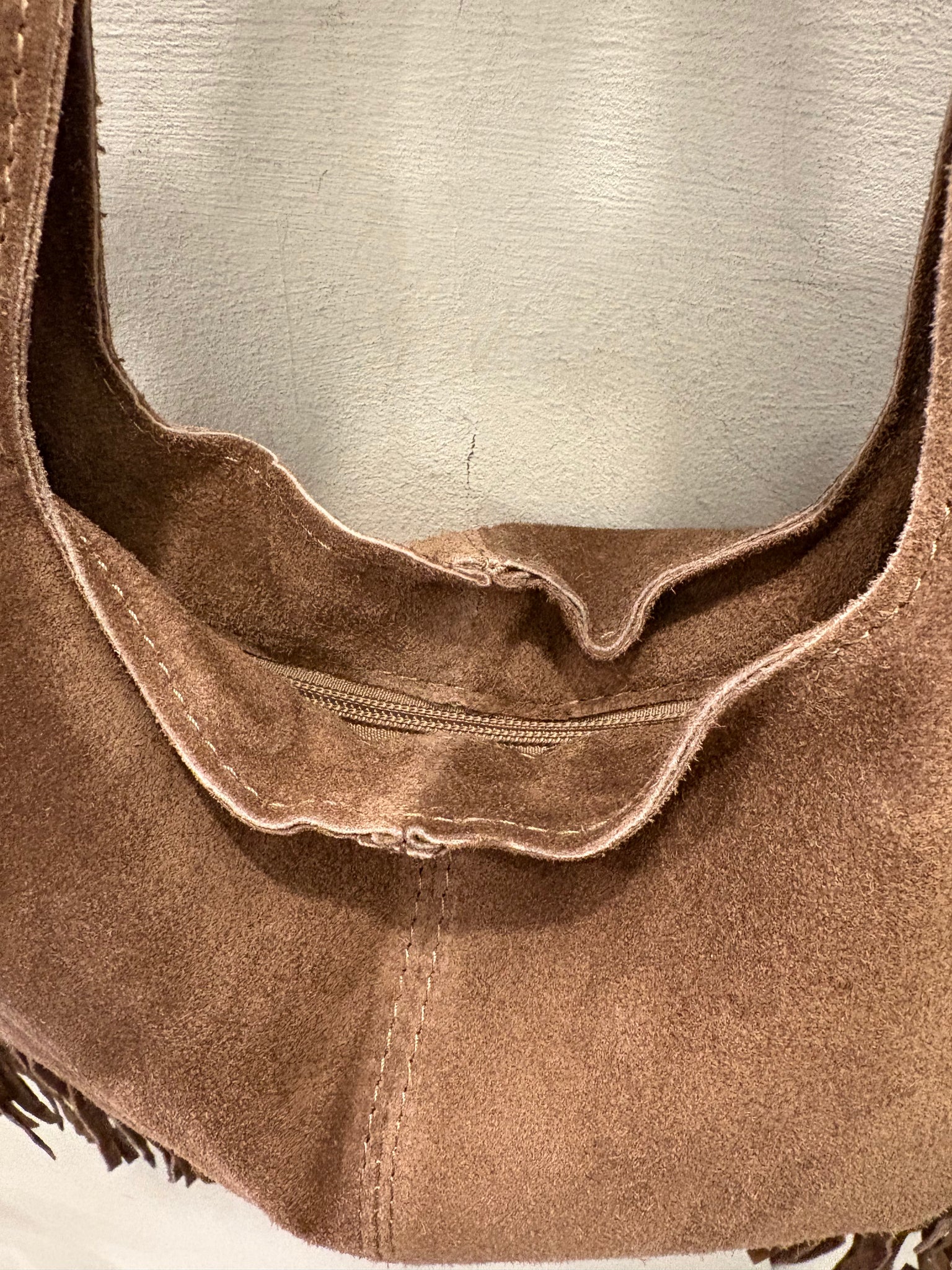 Bolso ante flecos