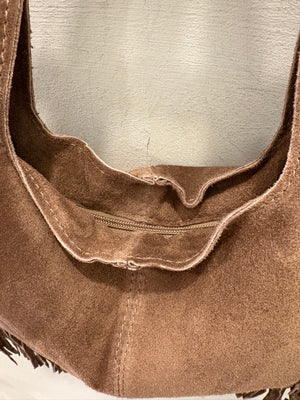 Bolso ante flecos