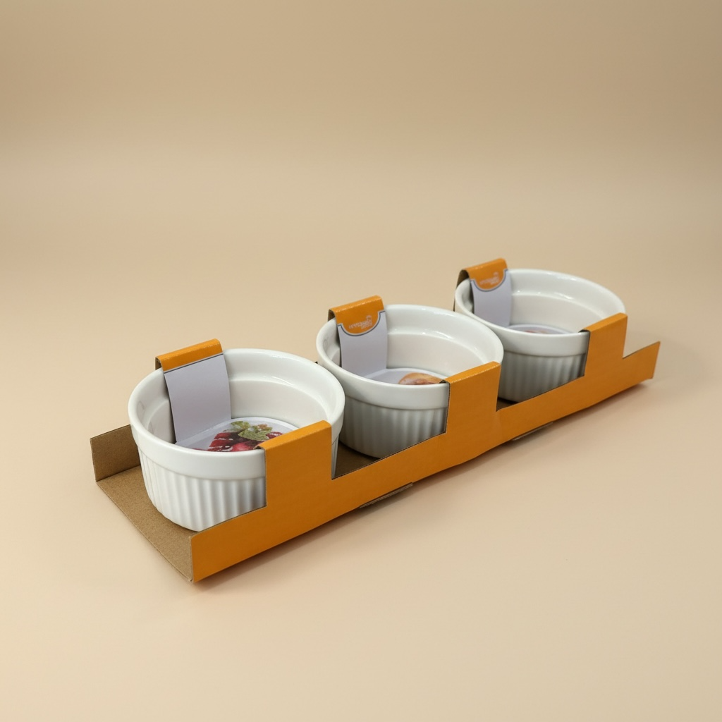Pack 3 bols 10x10x5 cm 245ml