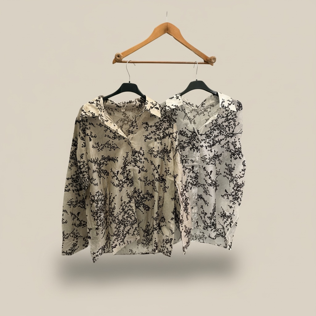 Camisa bordado terciopelo