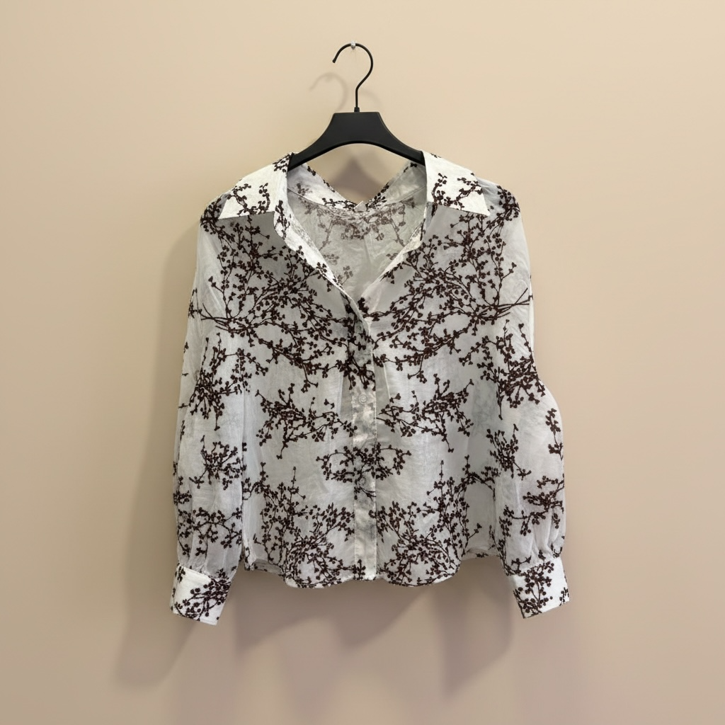 Camisa bordado terciopelo
