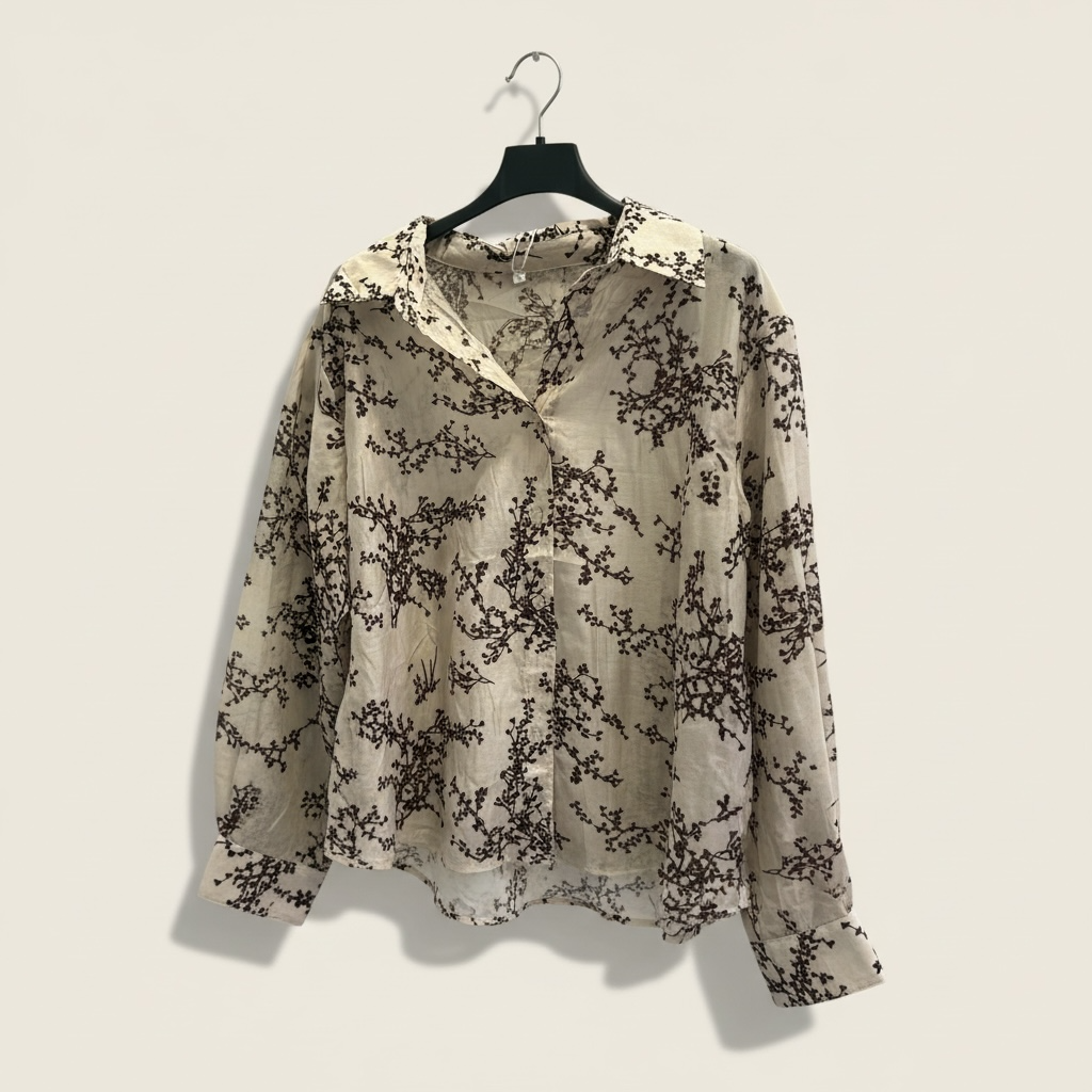 Camisa bordado terciopelo