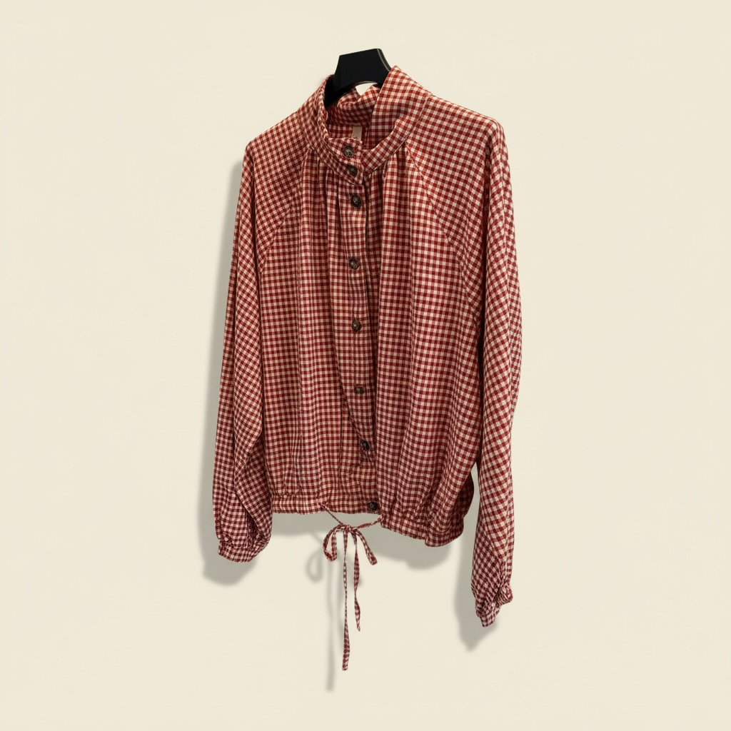 Camisa estilo bomber vichy