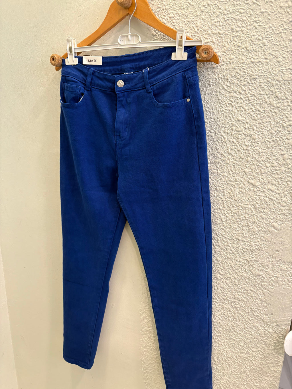 Vaquero azul elástico talla M