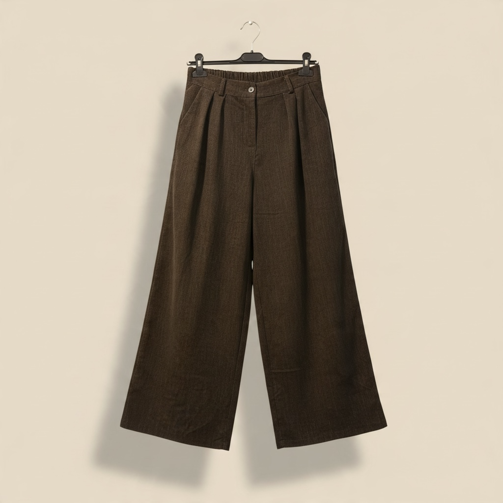 Pantalón efecto chenilla