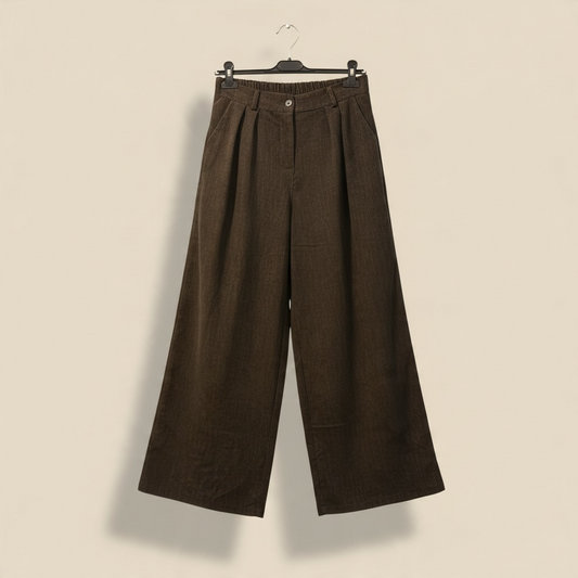Pantalón efecto chenilla