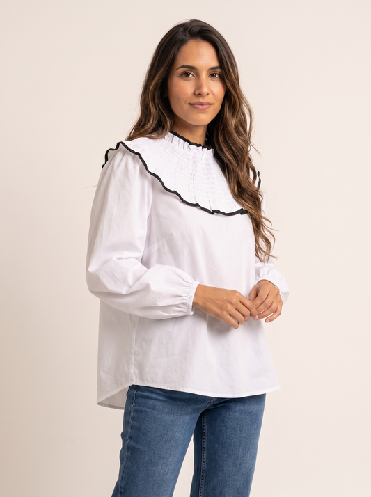 Blusa Cuello Babero