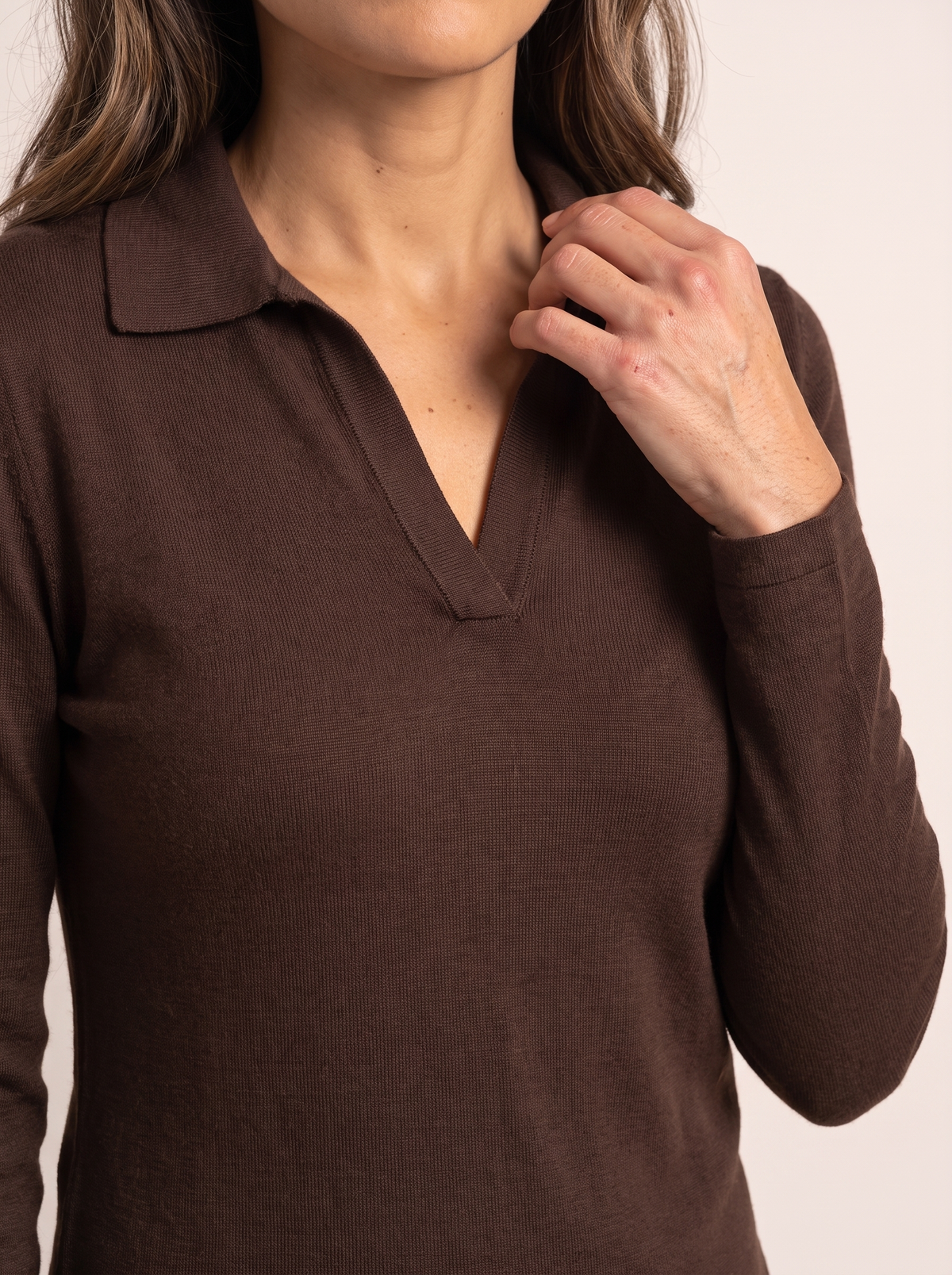 Jersey Fino Cuello Polo